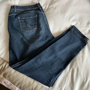 Skinny fit ankle length jeans